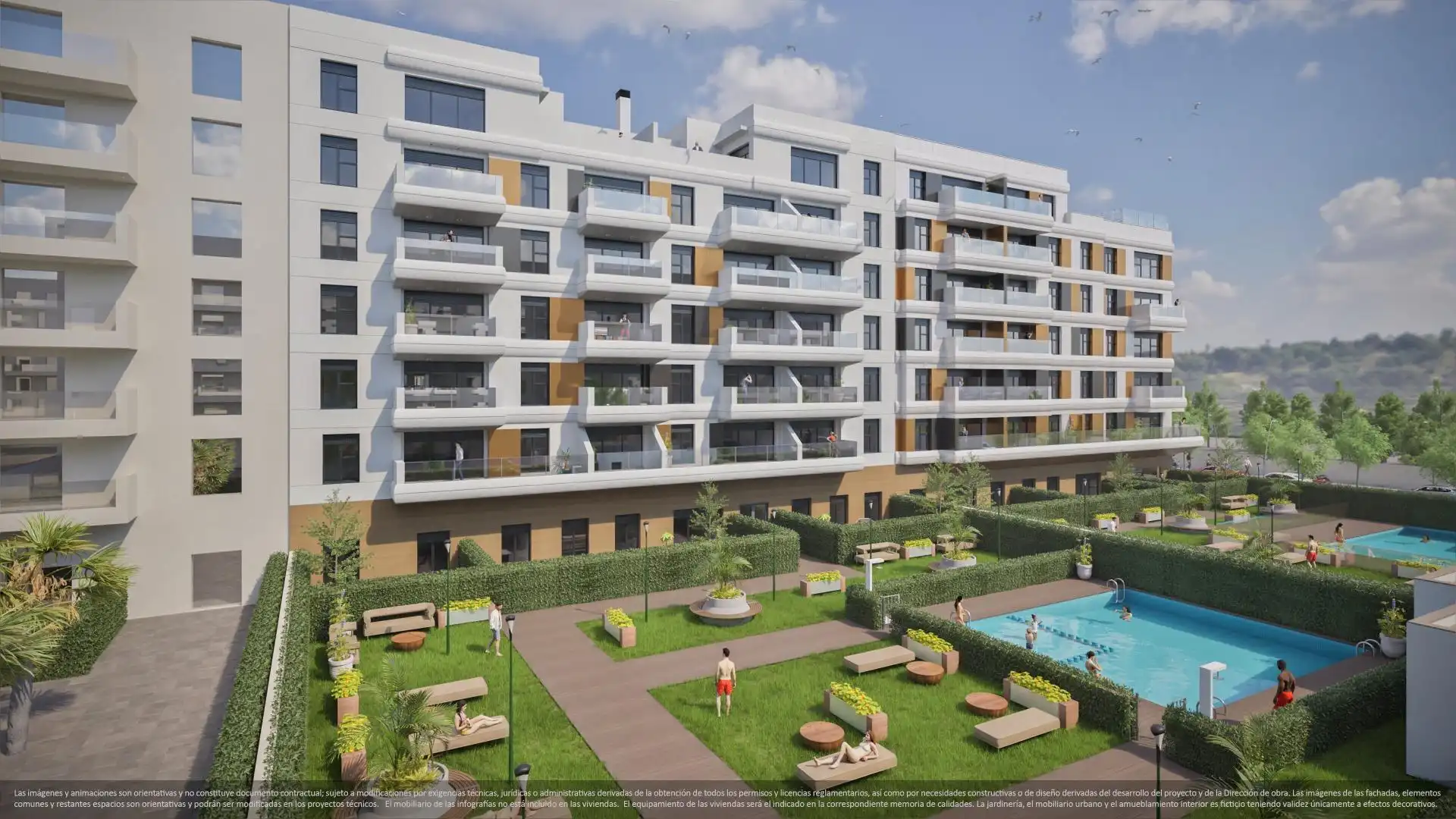 Vista exterior de Apartament en venda en Badajoz amb Aire condicionat, Calefacció i Jardí privat