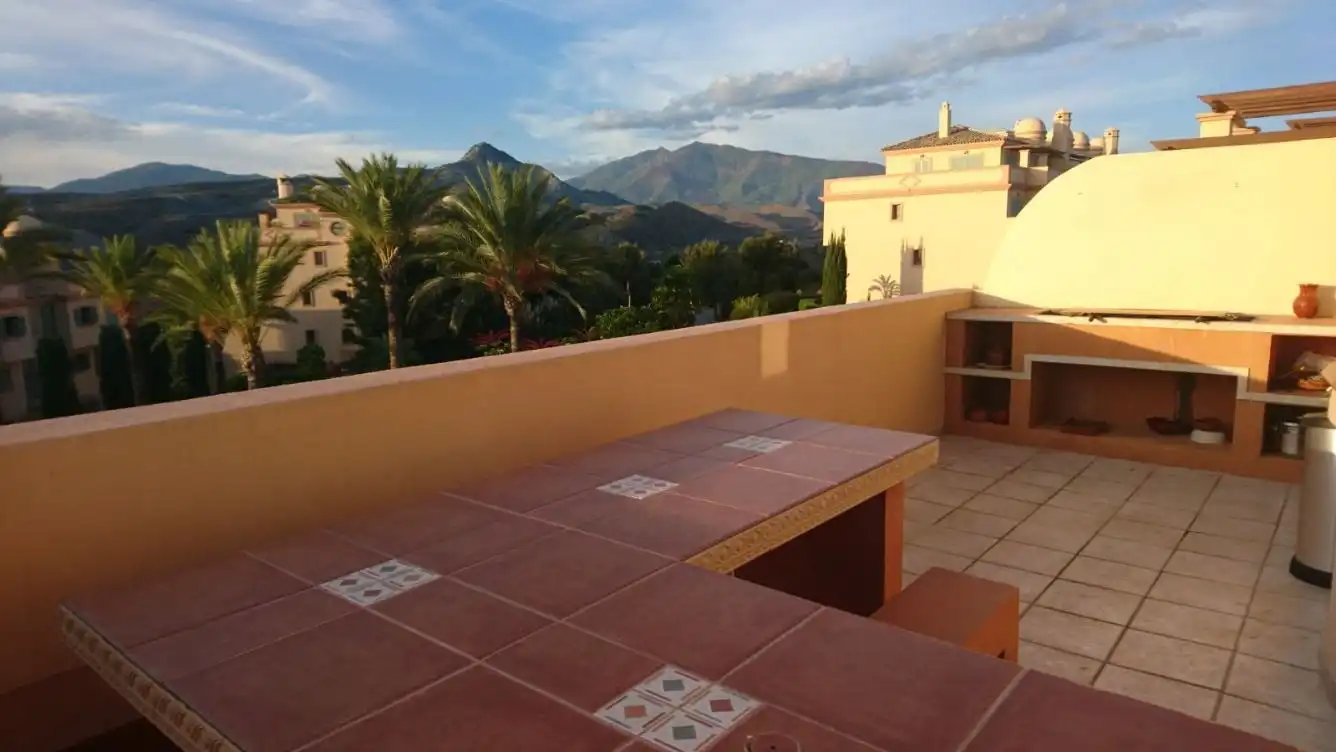 Terraza de Dúplex en venta en Benahavís con Aire acondicionado, Parquet y Terraza