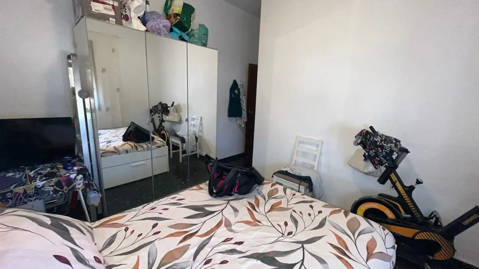 Bedroom of Flat for sale in Málaga  with Air Conditioner, Furnished and Community pool