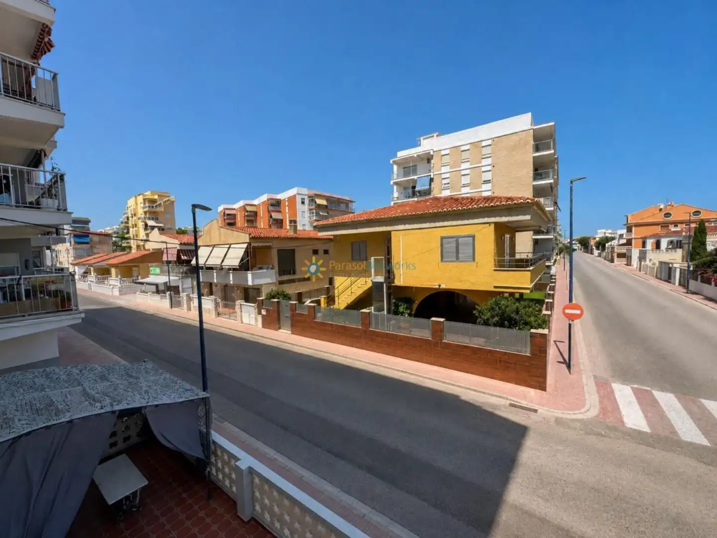 Exterior view of Flat for rent in Piles  with Furnished, Oven and Washing machine