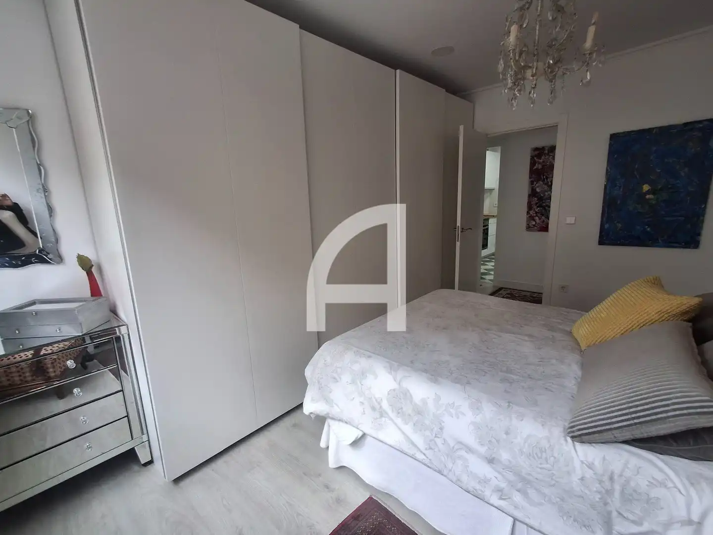 Bedroom of Flat for sale in Vigo   with Heating and Furnished