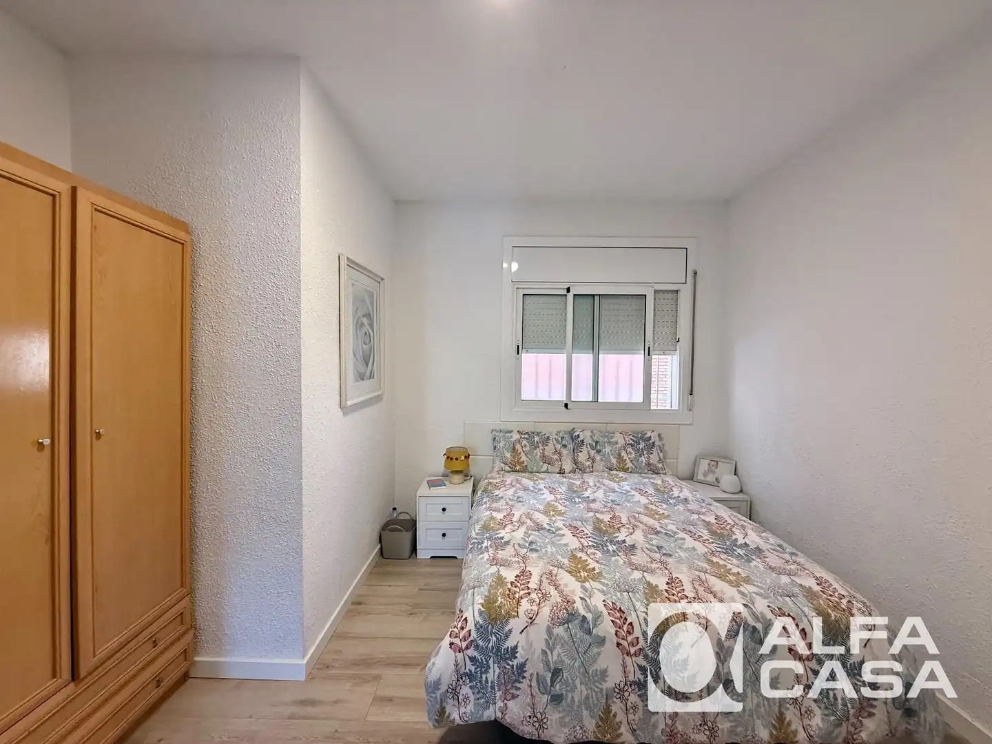 Schlafzimmer von Wohnung zum Verkauf in Lloret de Mar mit Parkett, Terrasse und Ofen