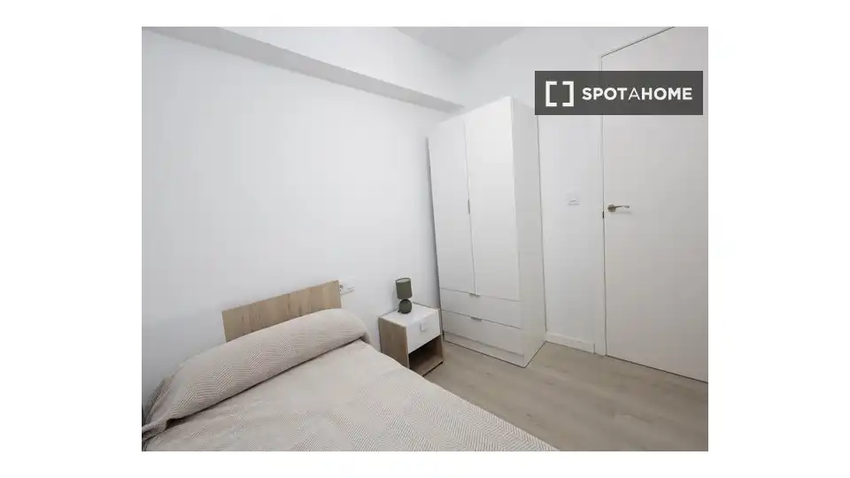 Bedroom of Flat for rent in Sueca  with Air Conditioner, Heating and Furnished