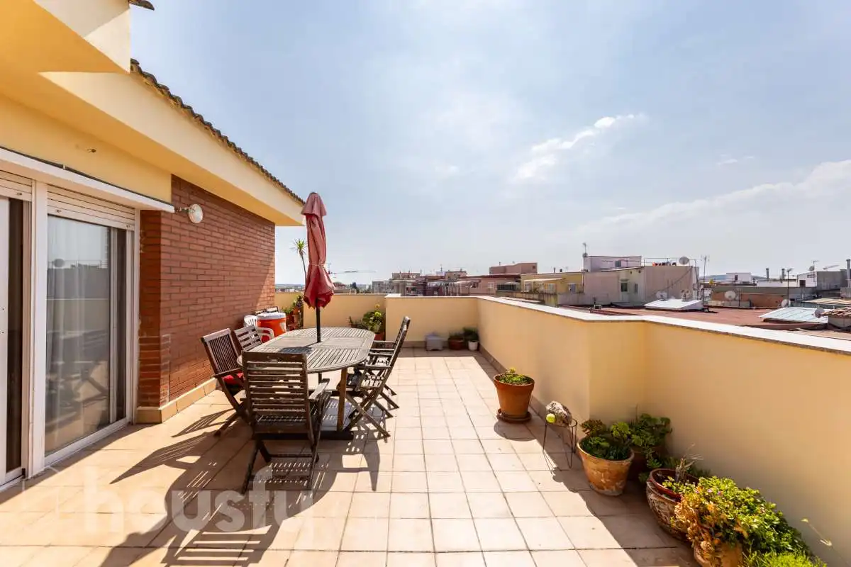 Terrasse von Wohnung zum Verkauf in El Prat de Llobregat mit Klimaanlage, Terrasse und Balkon