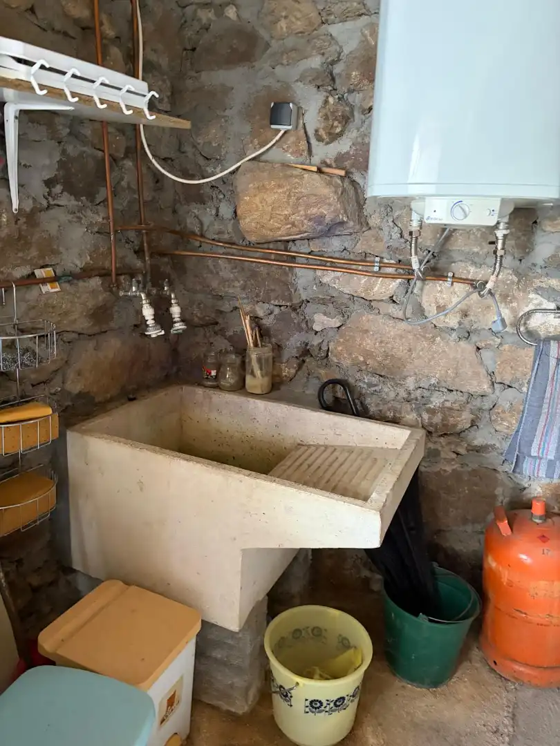 Kitchen of Detached homes for sale in San Xoán de Río  with Heating, Parquet flooring and Furnished
