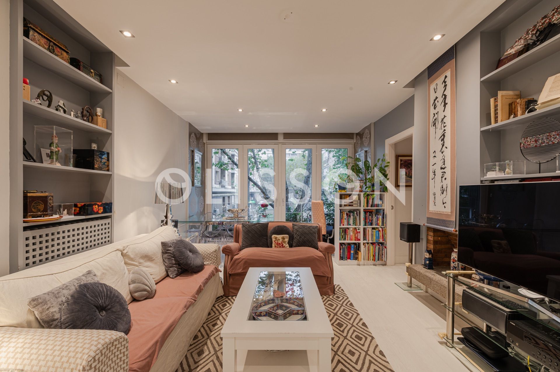 Living room of Flat for sale in  Madrid Capital  with Air Conditioner