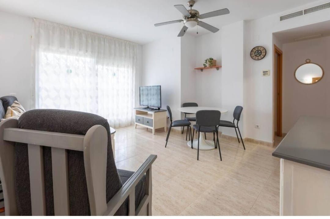 Living room of Apartment to rent in Salou  with Terrace, Furnished and Community pool
