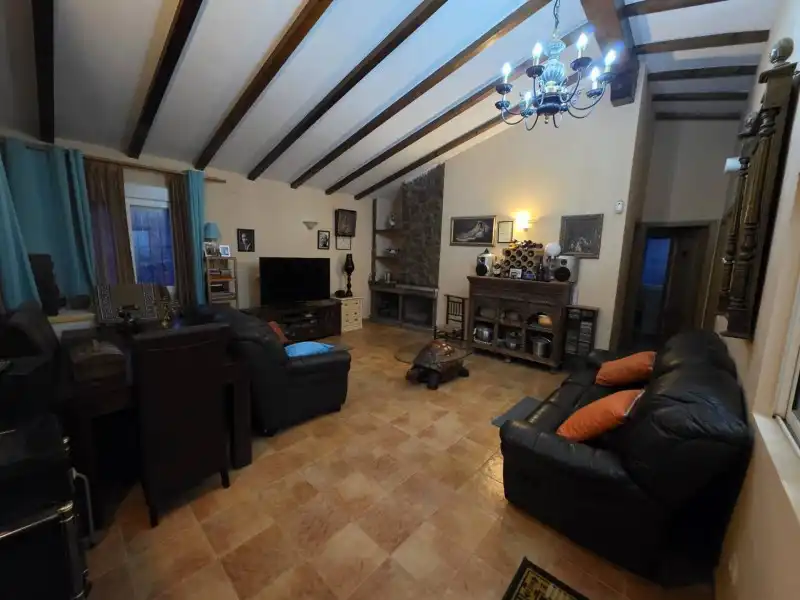 Living room of Houses for sale in Plasencia  with Heating and Storage room