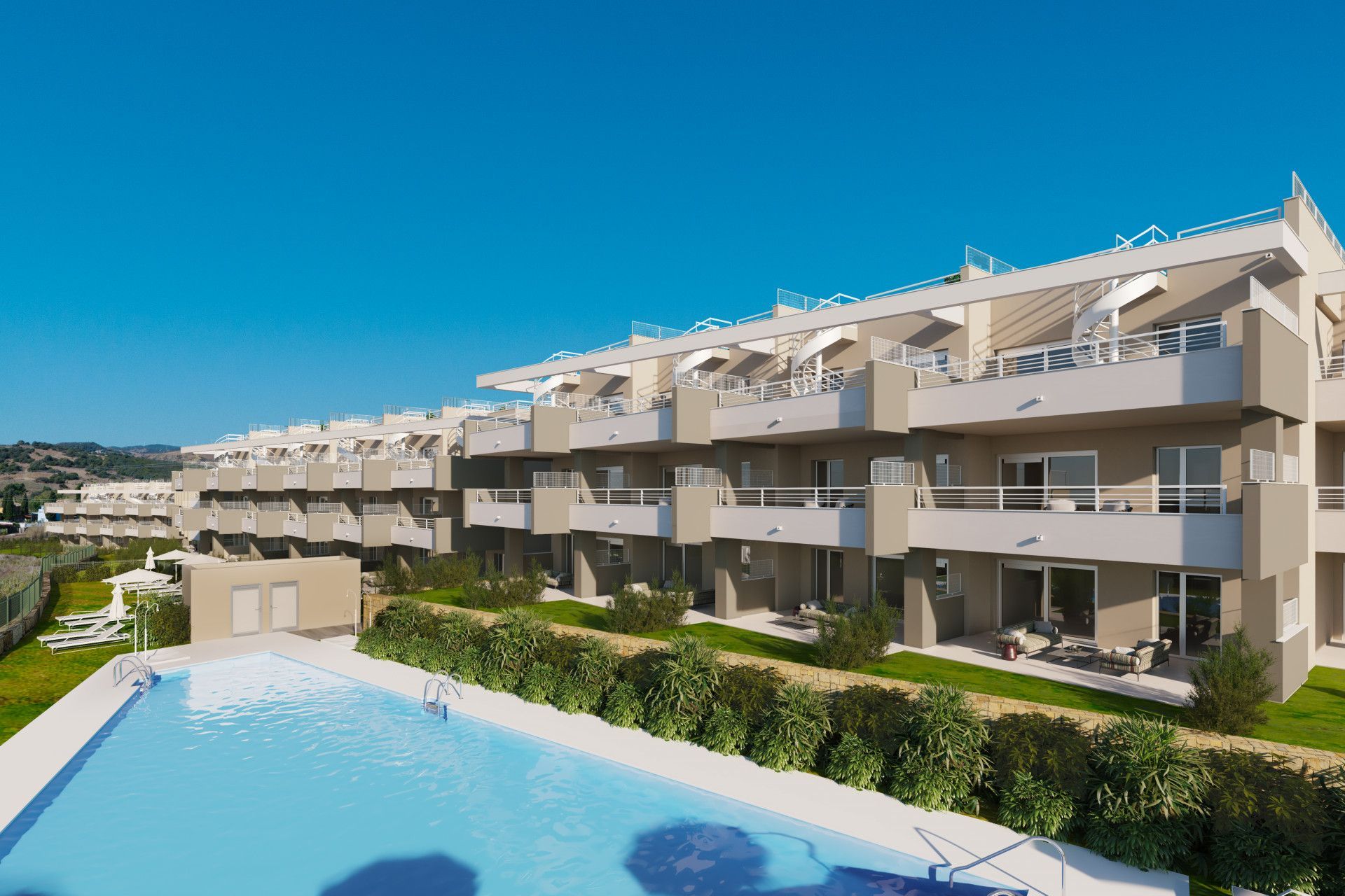 Apartamento en venta en Estepona Golf, Playa Bahía Dorada