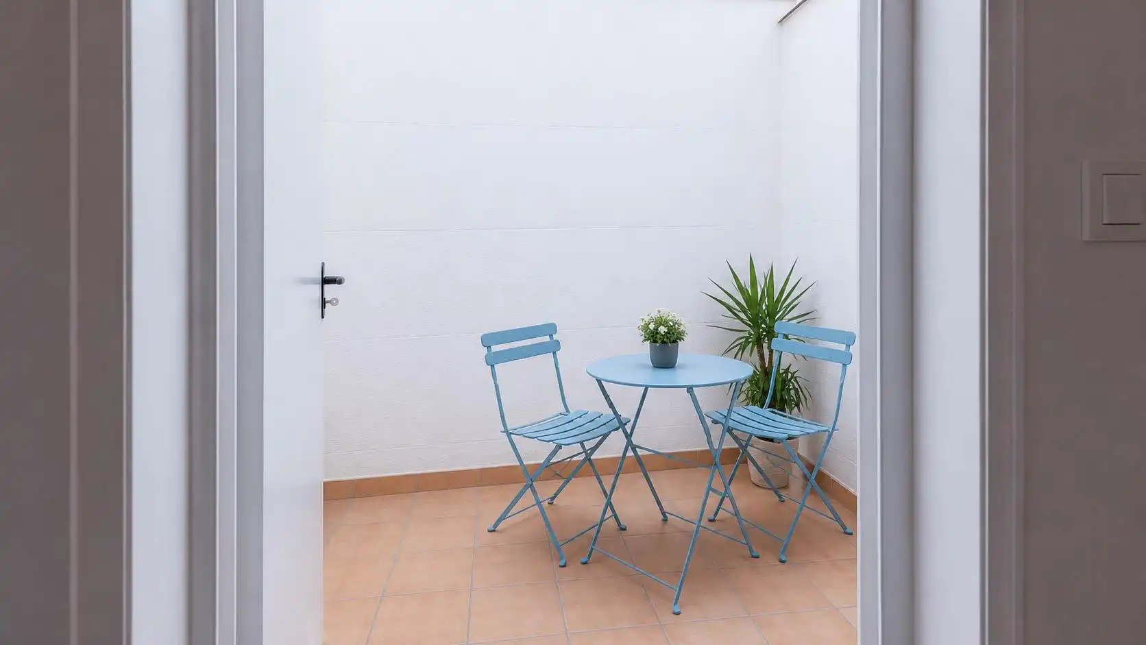 Terrasse von Wohnung zum Verkauf in Barcelona mit Parkett, Terrasse und Möbliert