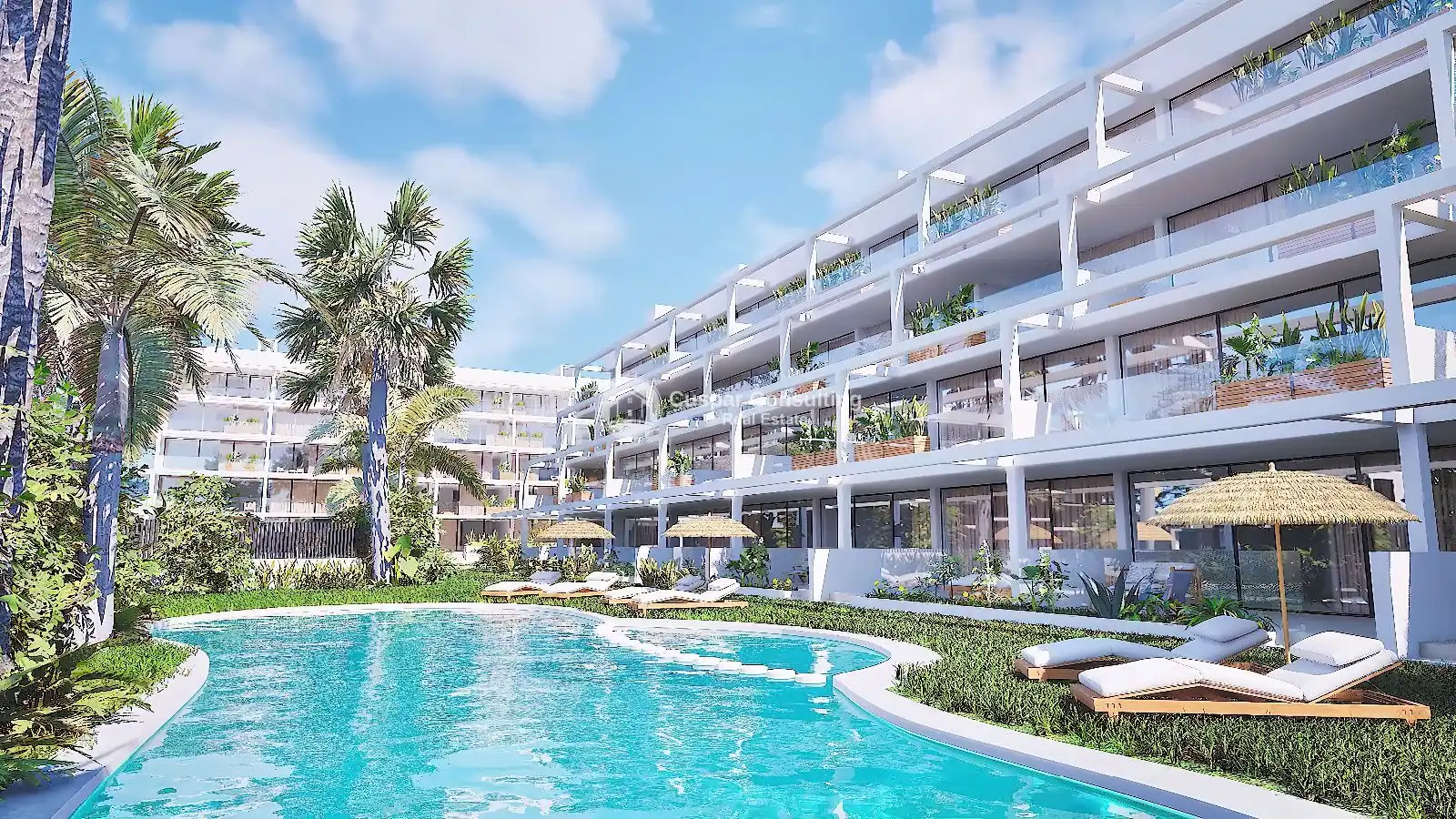 Piscina de Apartamento en venta en Cartagena con Calefacción, Terraza y Trastero