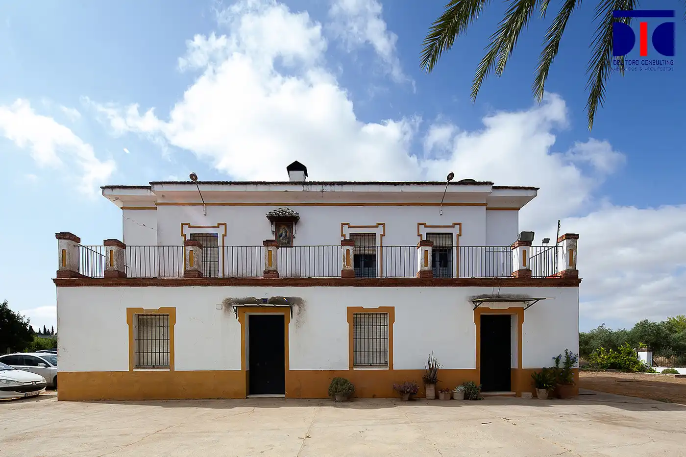 Vista exterior de Finca rústica en venta en Carmona con Jardín privado, Terraza y Piscina