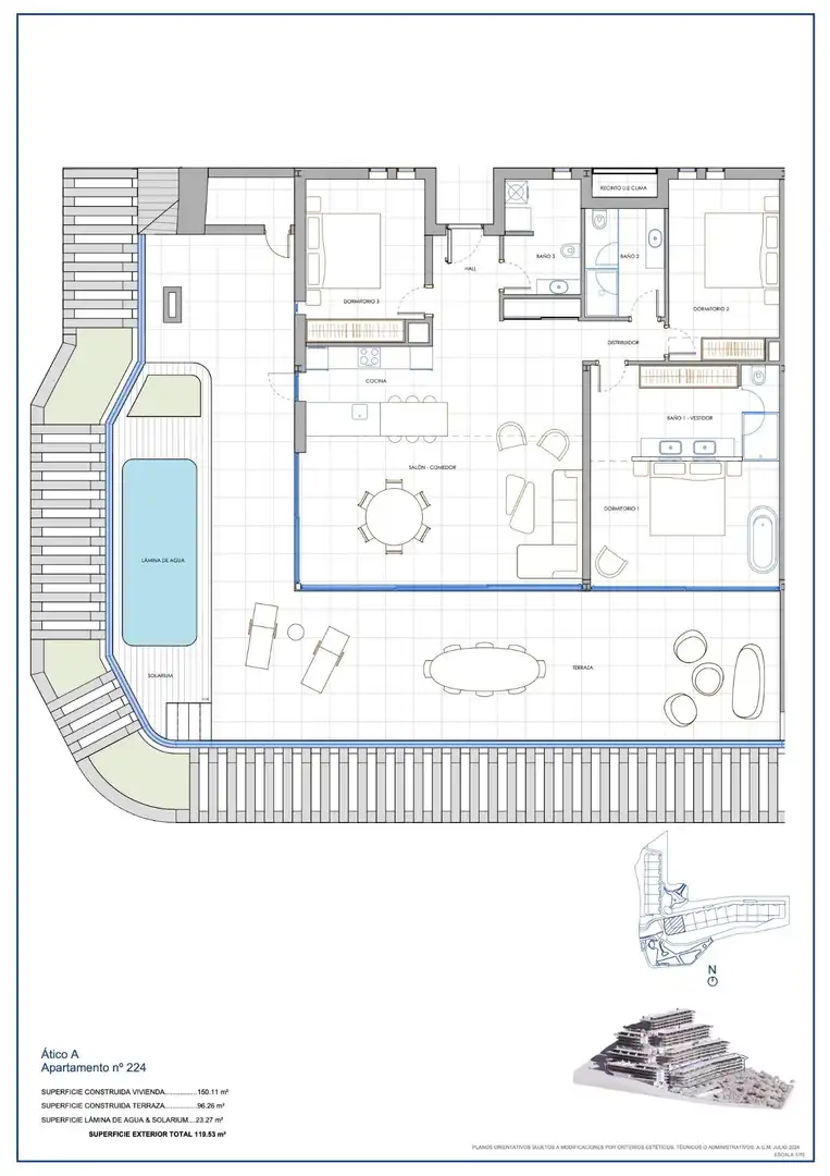 Penthouse mit Pool zum Verkauf in El Higuerón, imagen 24