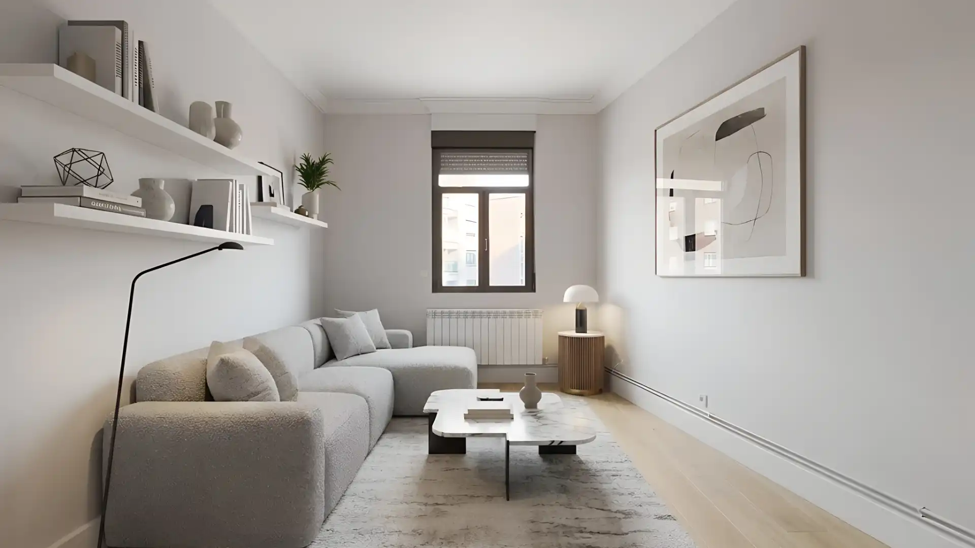 Sala de estar de Piso en venta en Bilbao 