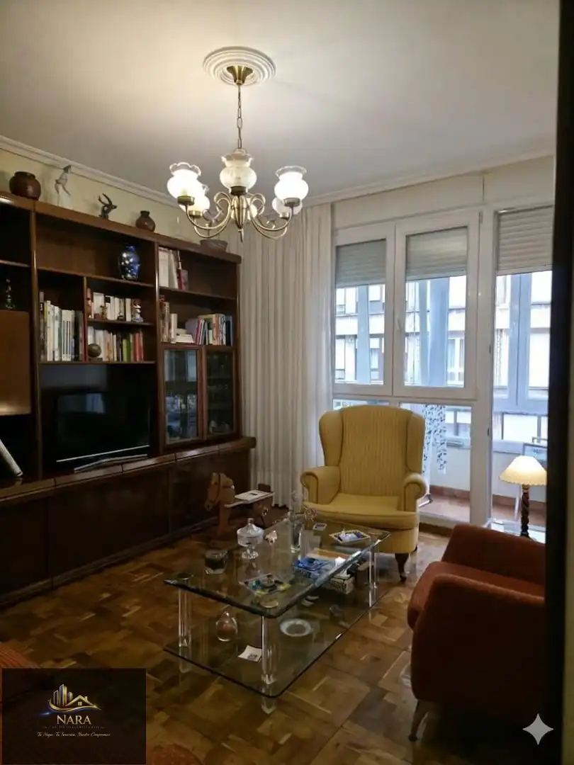 Wohnzimmer von Wohnung zum Verkauf in Santander mit Heizung, Parkett und Möbliert
