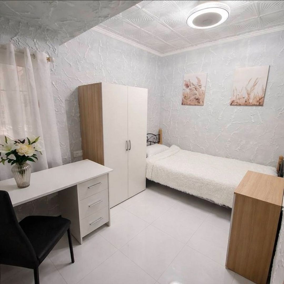 Bedroom of Flat for sale in  Valencia Capital  with Air Conditioner, Furnished and Washing machine