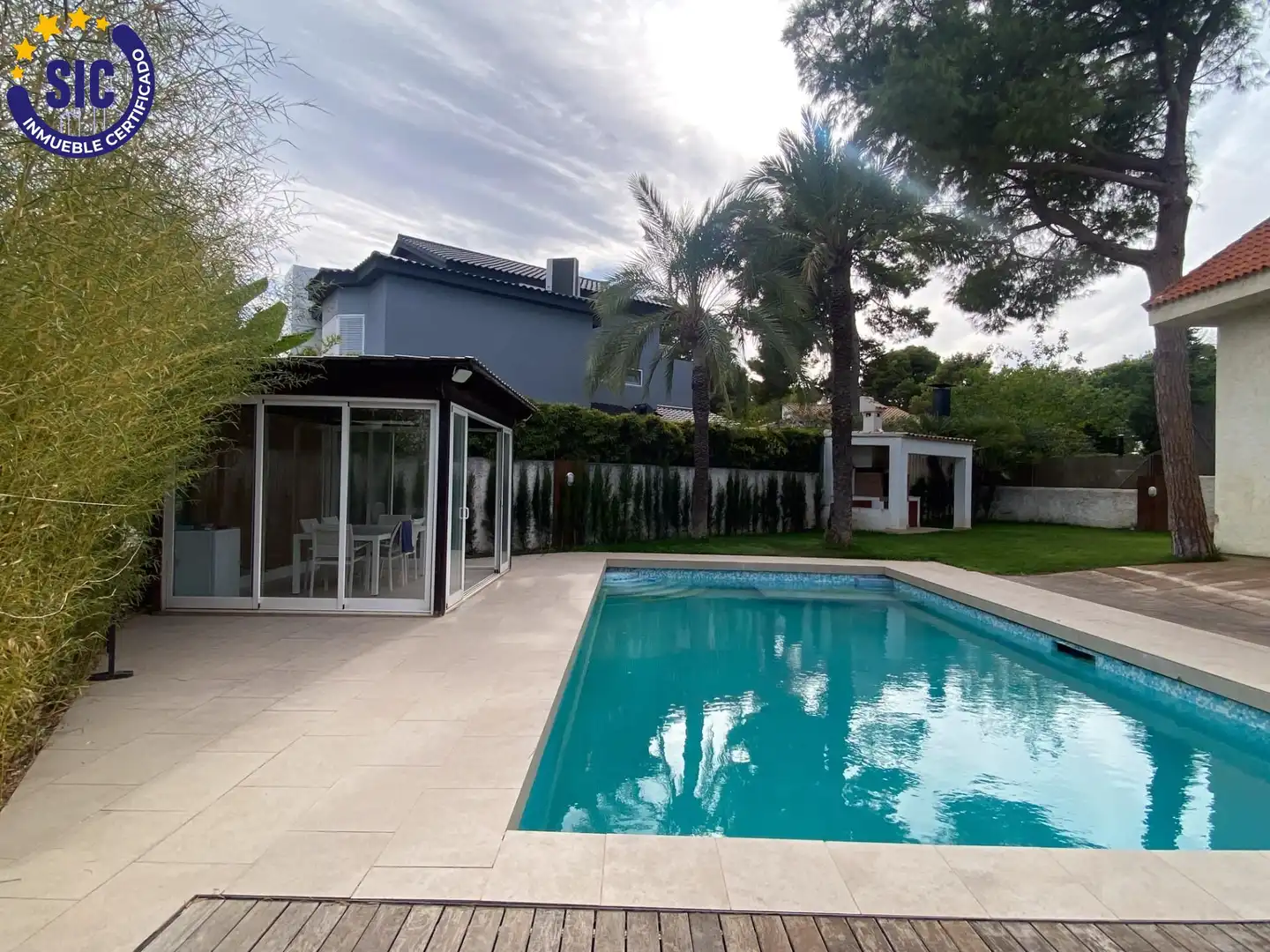 Piscina de Casa o chalet en venta en Torrent con Aire acondicionado, Calefacción y Jardín privado