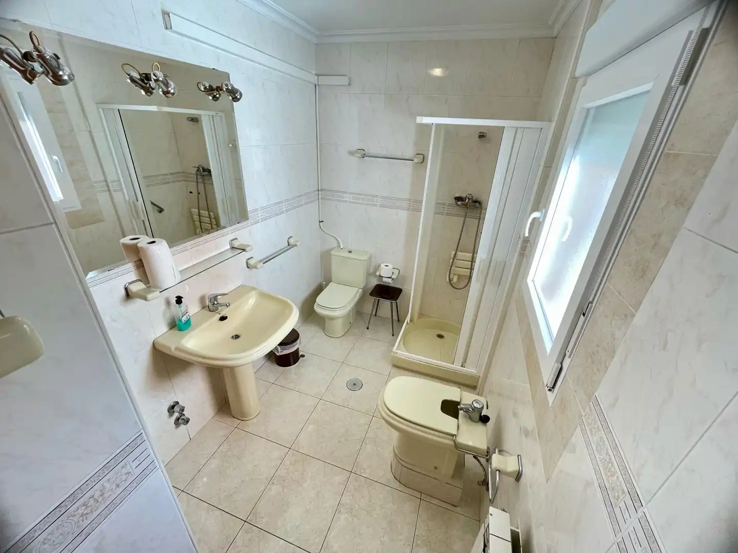 Badezimmer von Wohnung zum Verkauf in Fuente Álamo de Murcia mit Klimaanlage, Terrasse und Abstellraum