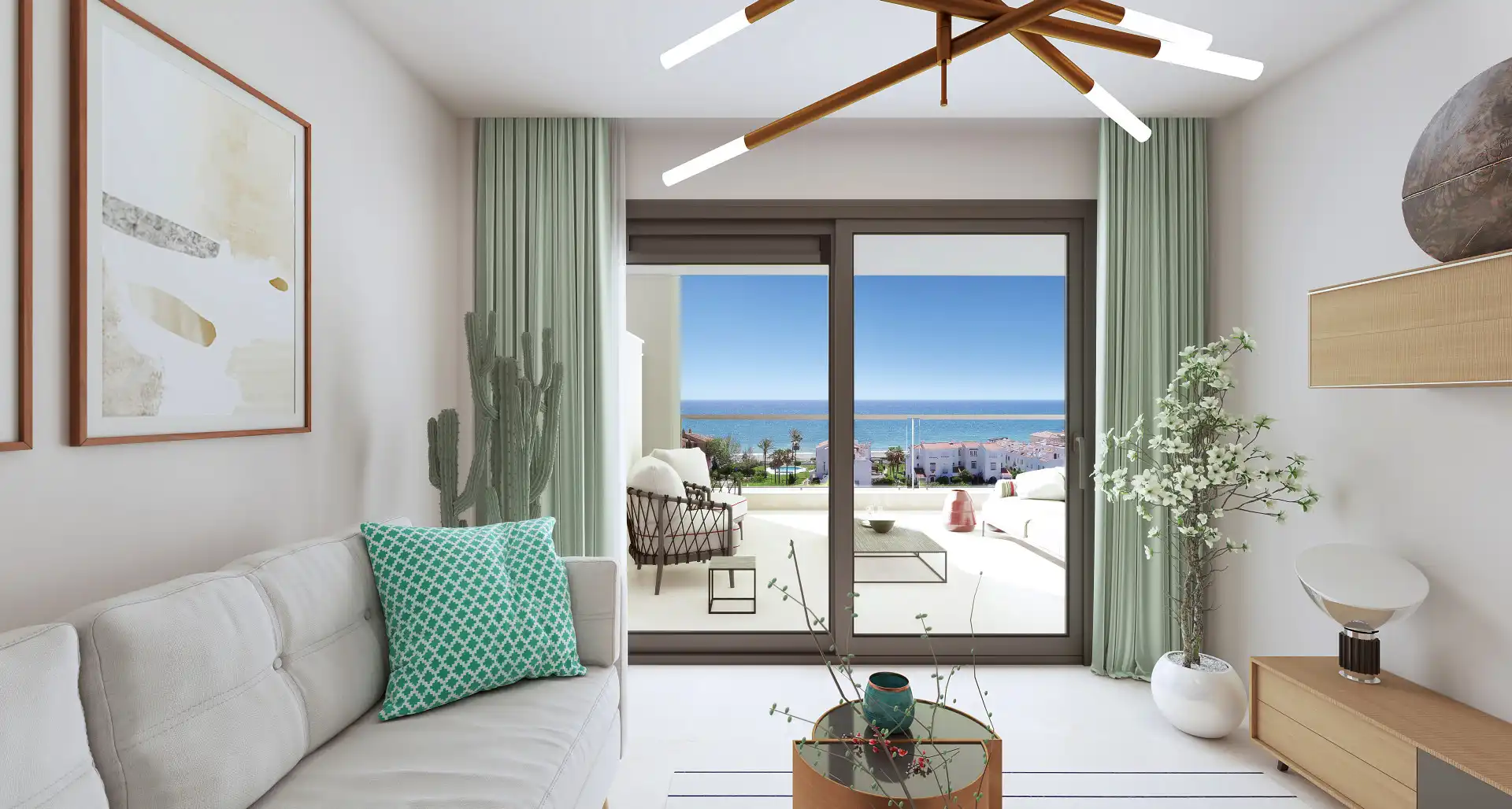 Dormitori de Apartament en venda en Marbella amb Aire condicionat, Terrassa i Piscina