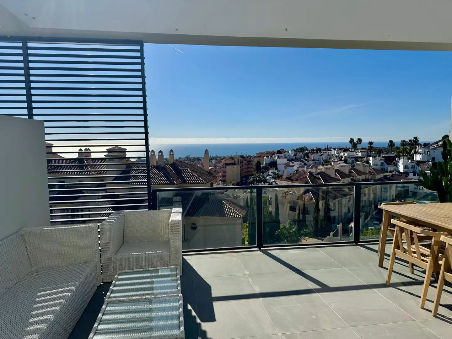 Terrassa de Casa adosada de lloguer en Mijas amb Aire condicionat, Calefacció i Terrassa