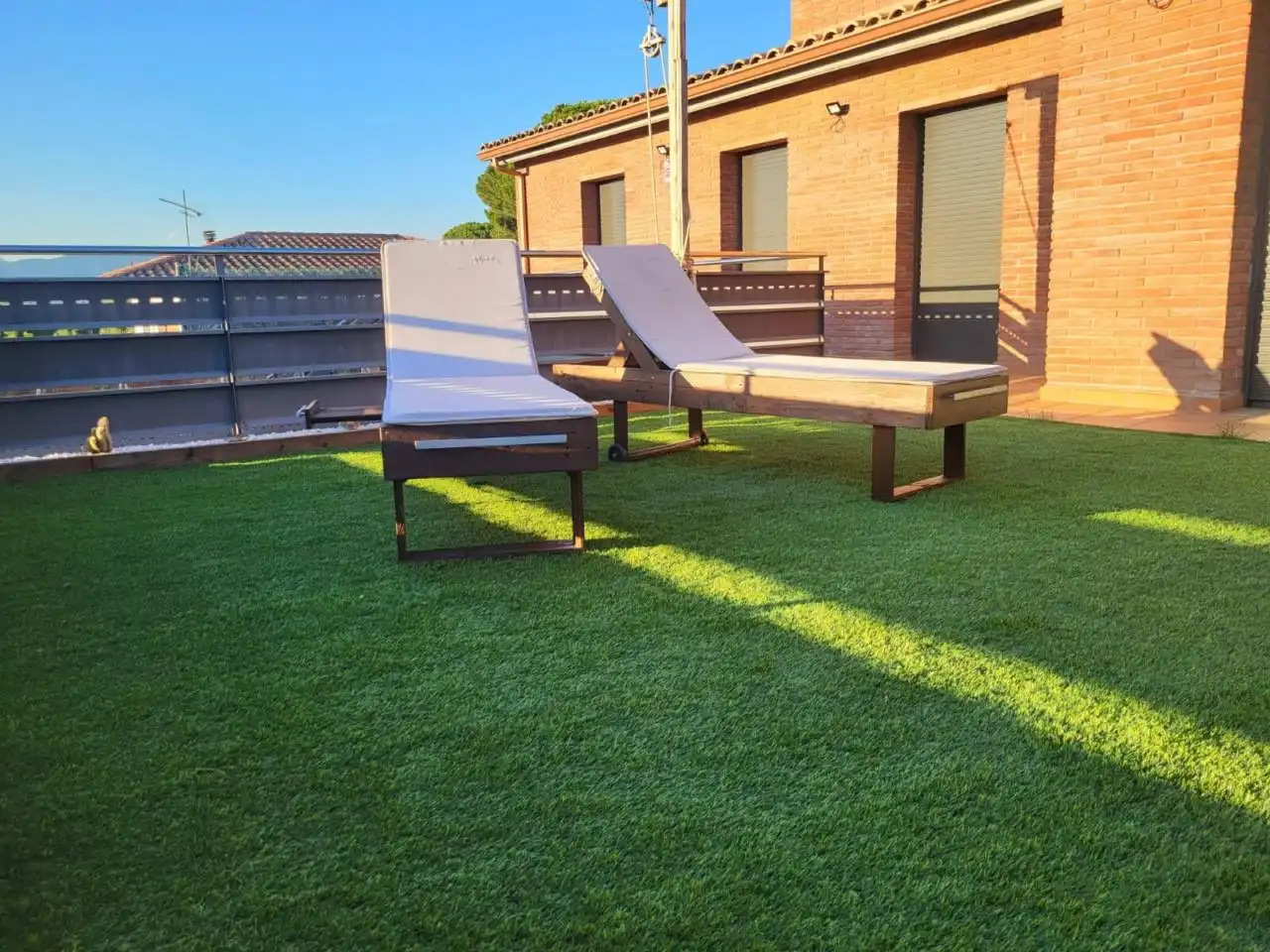 Terraza de Casa o chalet en venta en La Roca del Vallès con Aire acondicionado, Calefacción y Jardín privado