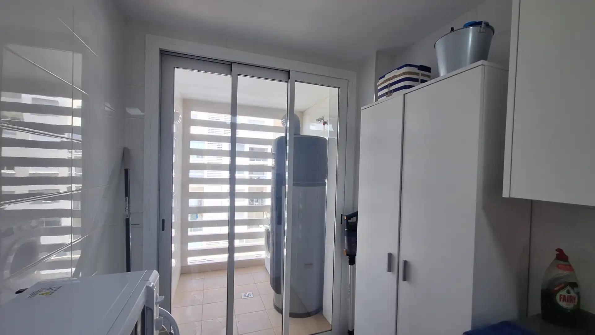 Balcony of Flat for sale in Estepona  with Air Conditioner, Storage room and Swimming Pool