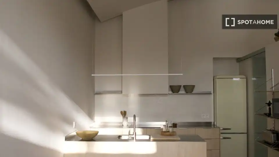 Kitchen of Flat for rent in Aldaia  with Air Conditioner, Heating and Furnished