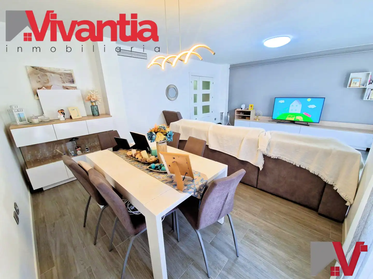 Sala de estar de Piso en venta en Lorca con Aire acondicionado, Calefacción y Terraza