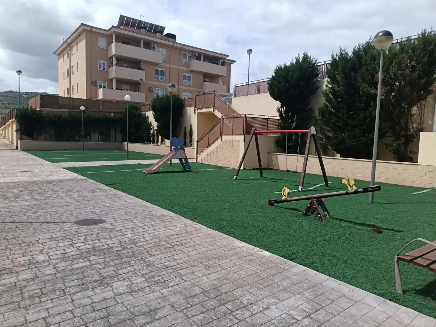 Parking of Flat for sale in Argamasilla de Calatrava  with Heating, Private garden and Terrace