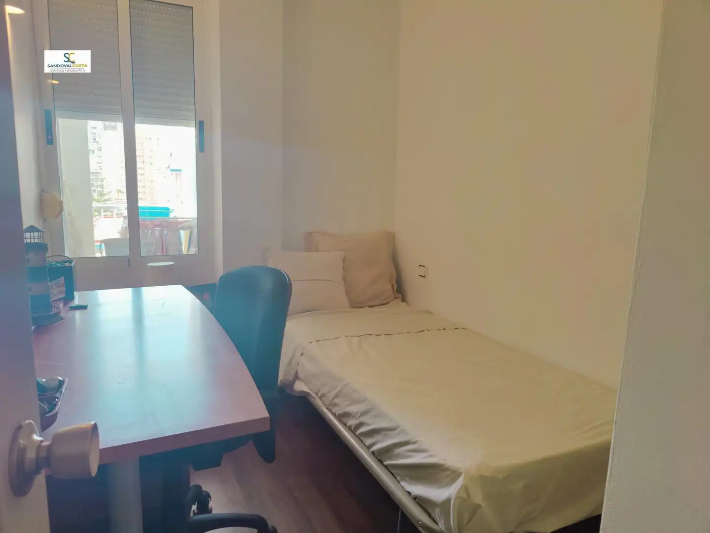 Schlafzimmer von Wohnung zur Miete in Alicante / Alacant mit Klimaanlage und Möbliert