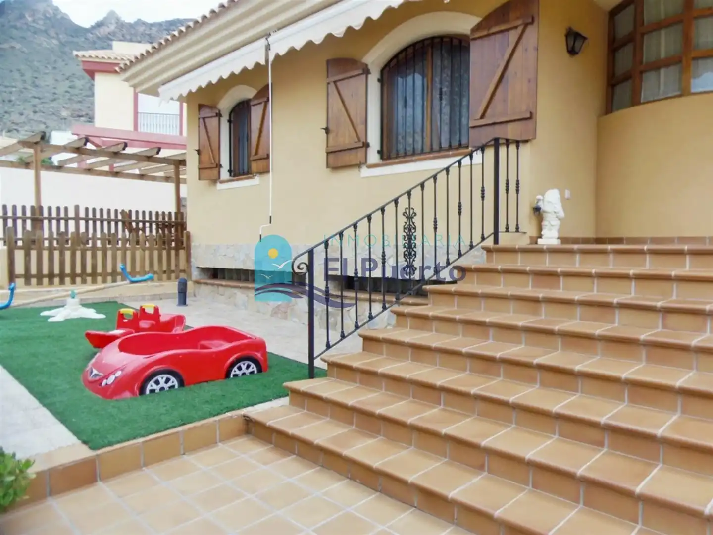Vista exterior de Casa o chalet en venta en Mazarrón con Calefacción, Jardín privado y Terraza