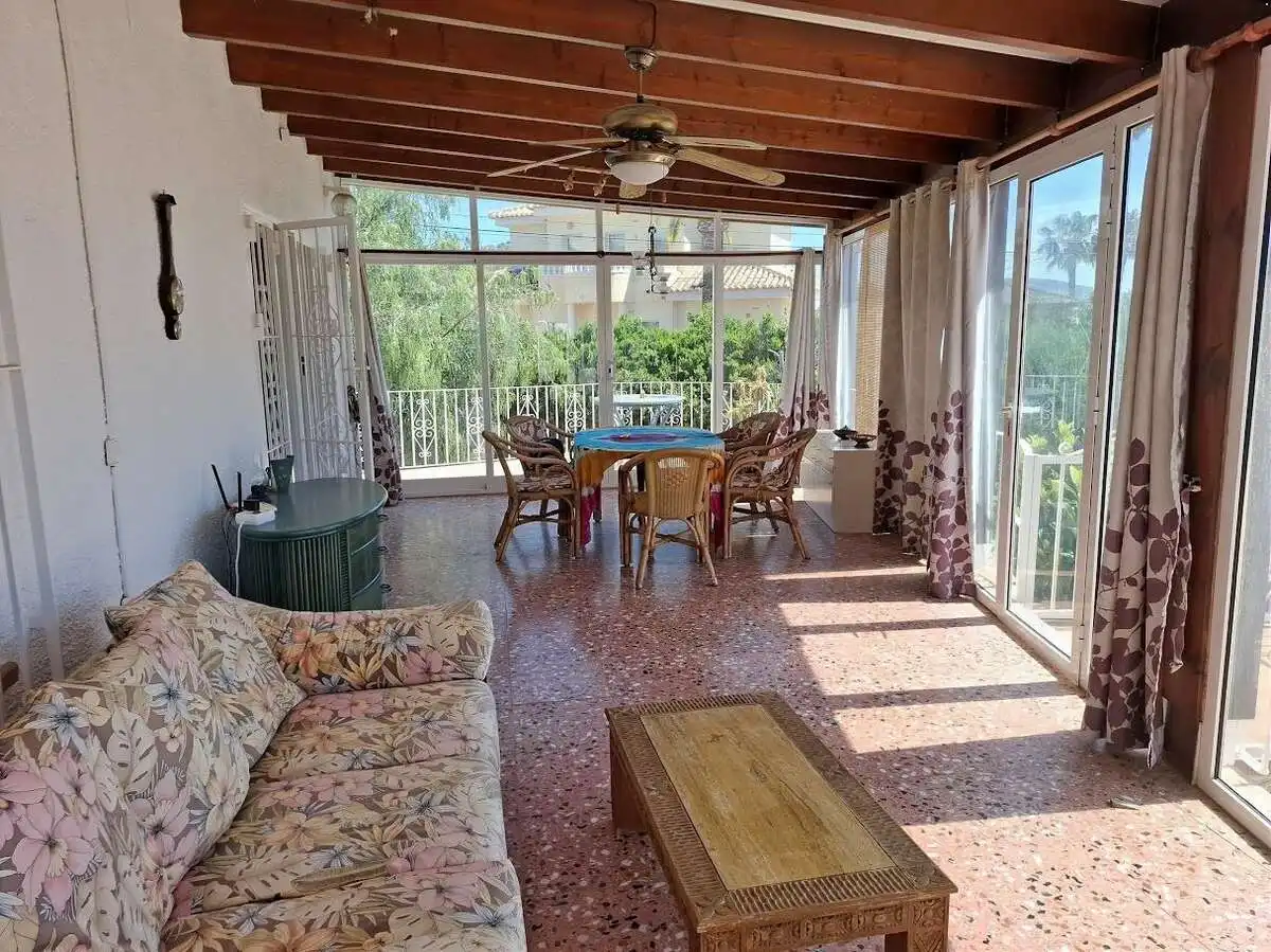 Terrassa de Casa o xalet en venda en Benissa amb Calefacció, Jardí privat i Terrassa