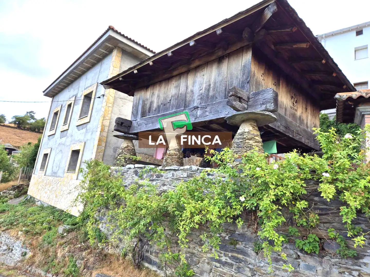 Exterior view of Houses for sale in Cangas del Narcea  with Terrace and Furnished