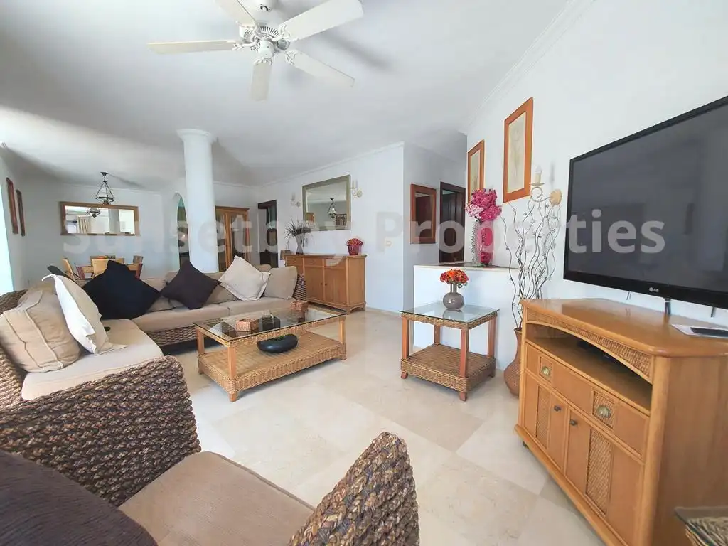 Living room of Houses for sale in Santiago del Teide  with Air Conditioner, Private garden and Terrace