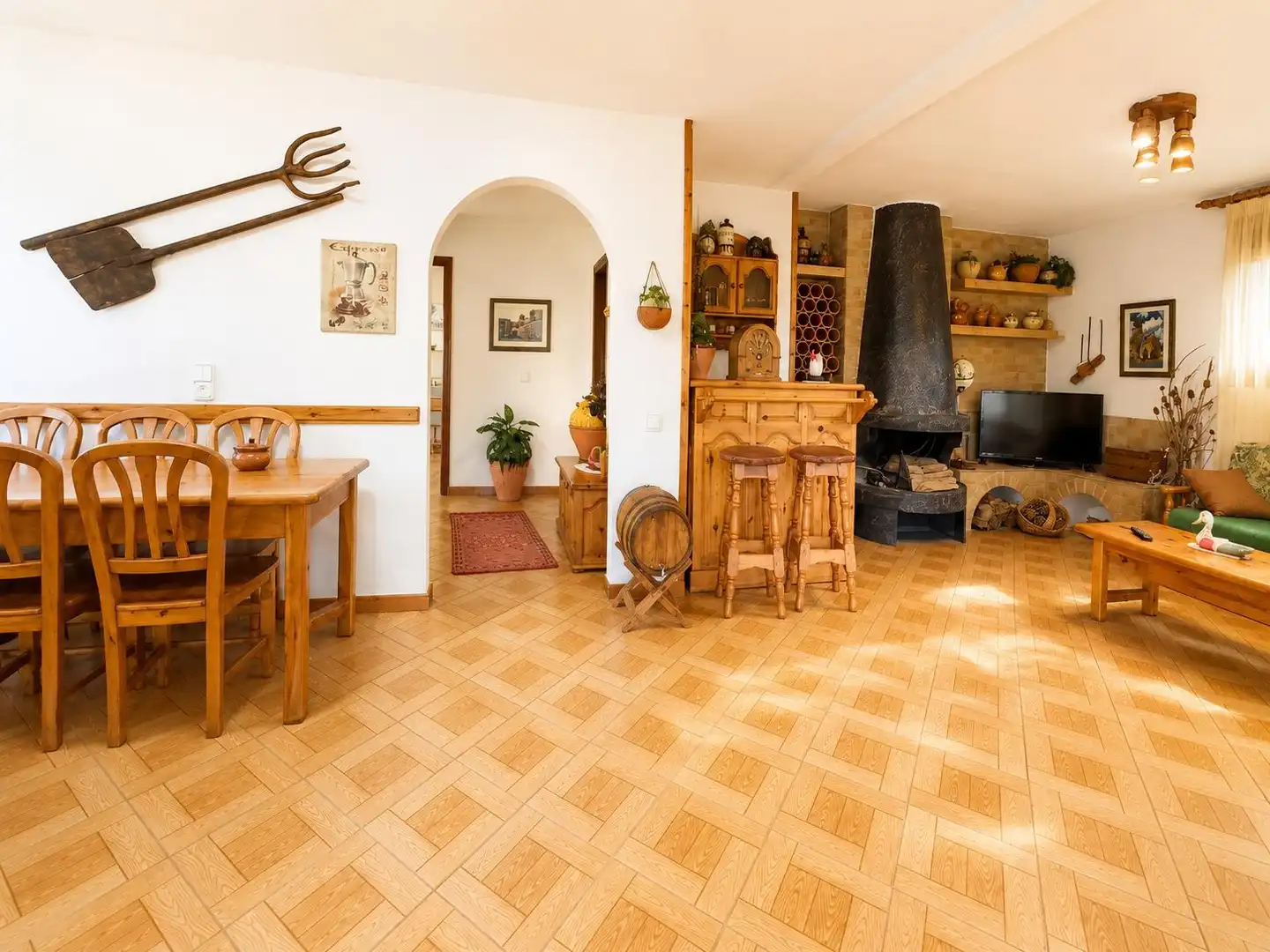 Comedor de Casa o chalet en venta en Prades con Calefacción, Jardín privado y Terraza
