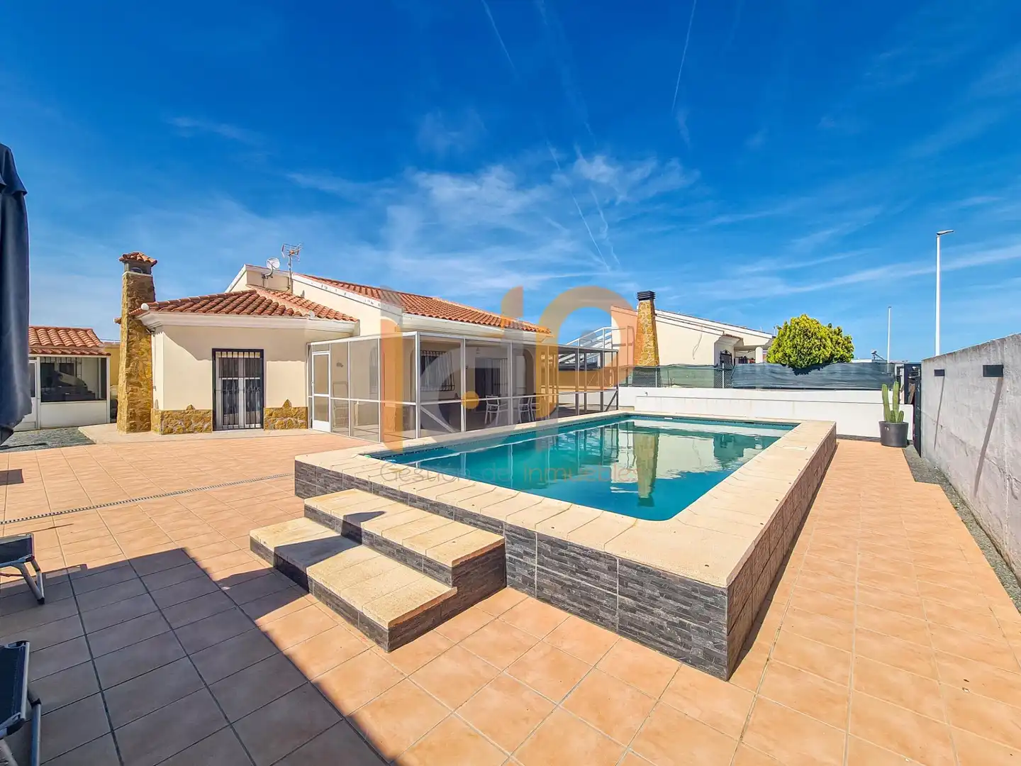 Piscina de Casa o chalet en venta en Huércal-Overa con Aire acondicionado, Jardín privado y Trastero