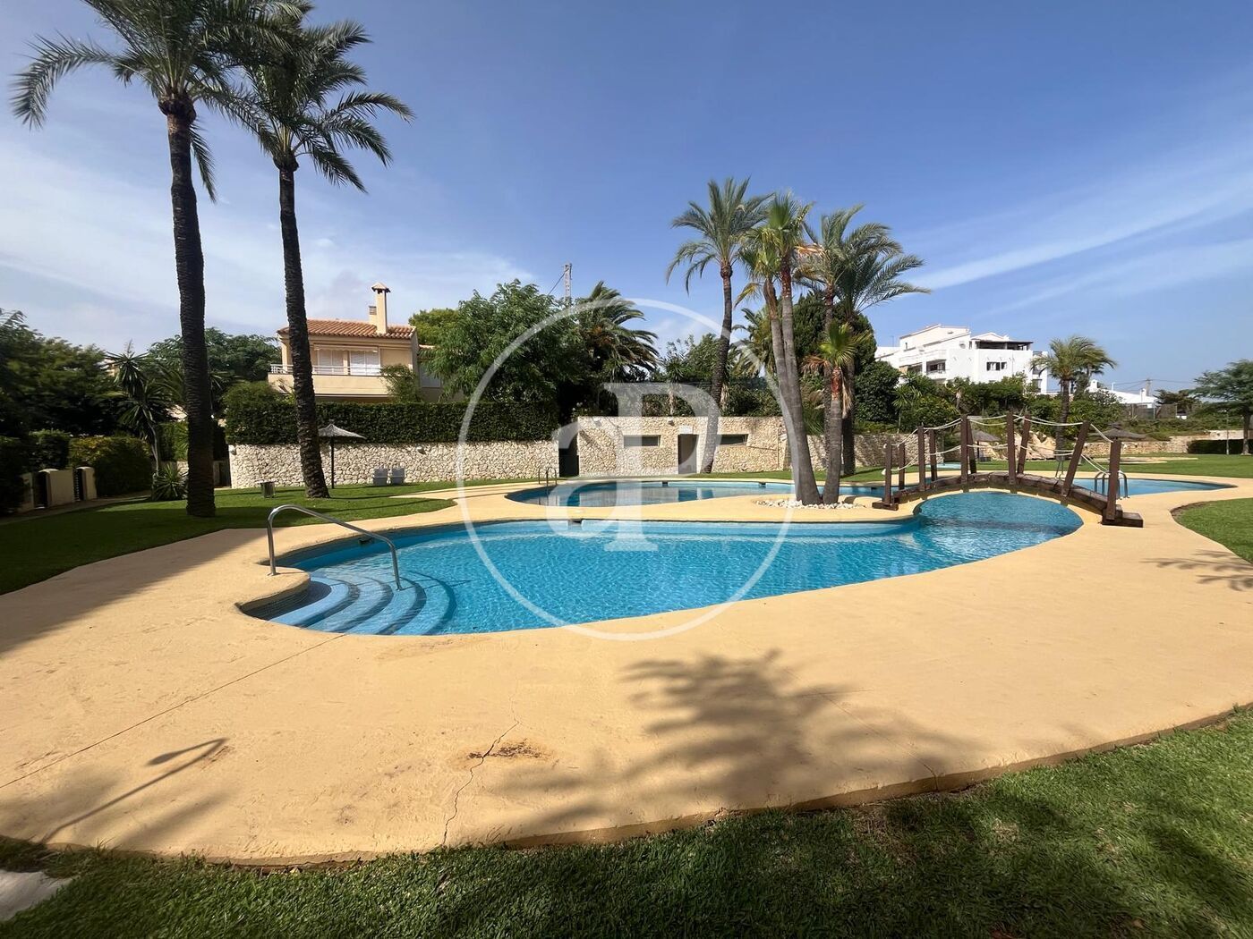 Swimming pool of Flat to rent in Jávea / Xàbia  with Air Conditioner, Heating and Private garden