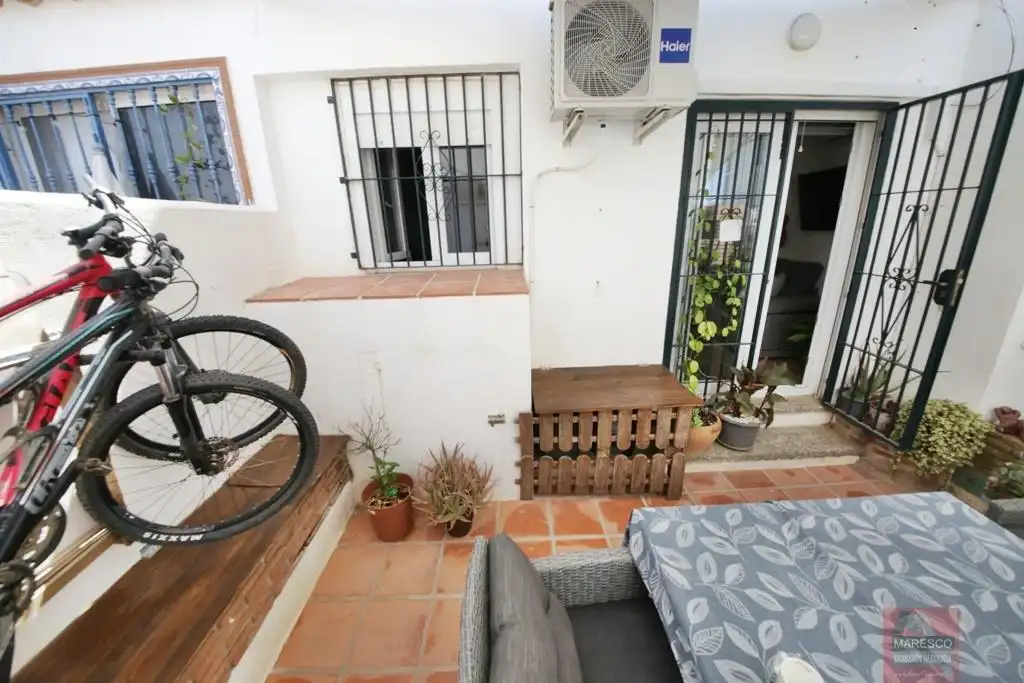 Terrasse von Wohnungen zum Verkauf in Mijas mit Klimaanlage, Terrasse und Gemeinschaftspool