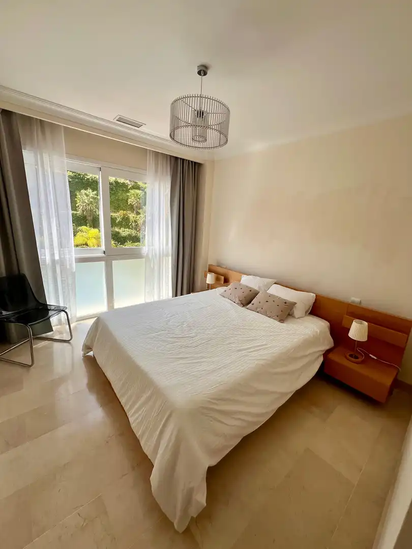 Bedroom of Apartments for rent in Marbella  with Air Conditioner, Heating and Terrace