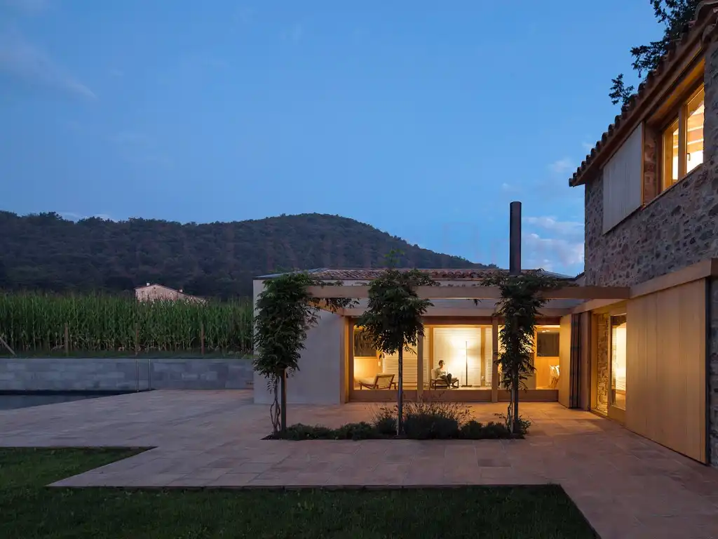 Terrassa de Casa o xalet de lloguer en La Vall de Bianya