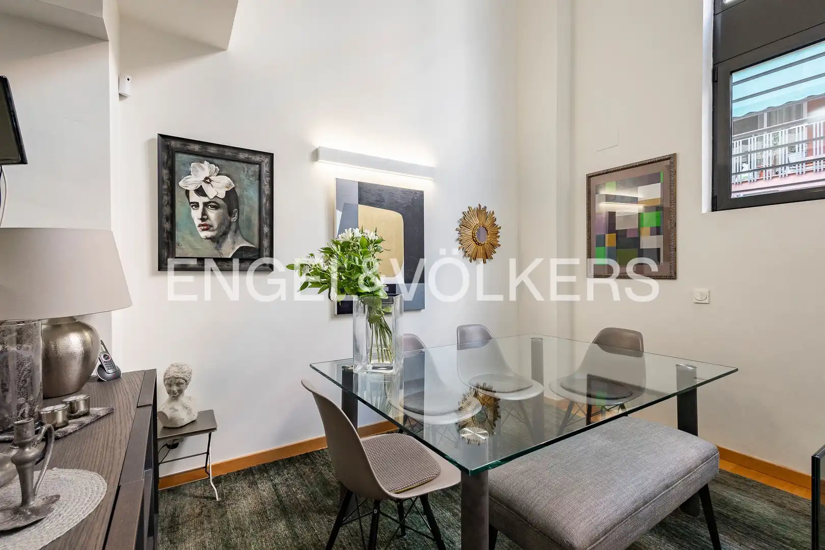 Dining room of Duplexes for sale in Barcelona  with Air Conditioner, Heating and Parquet flooring