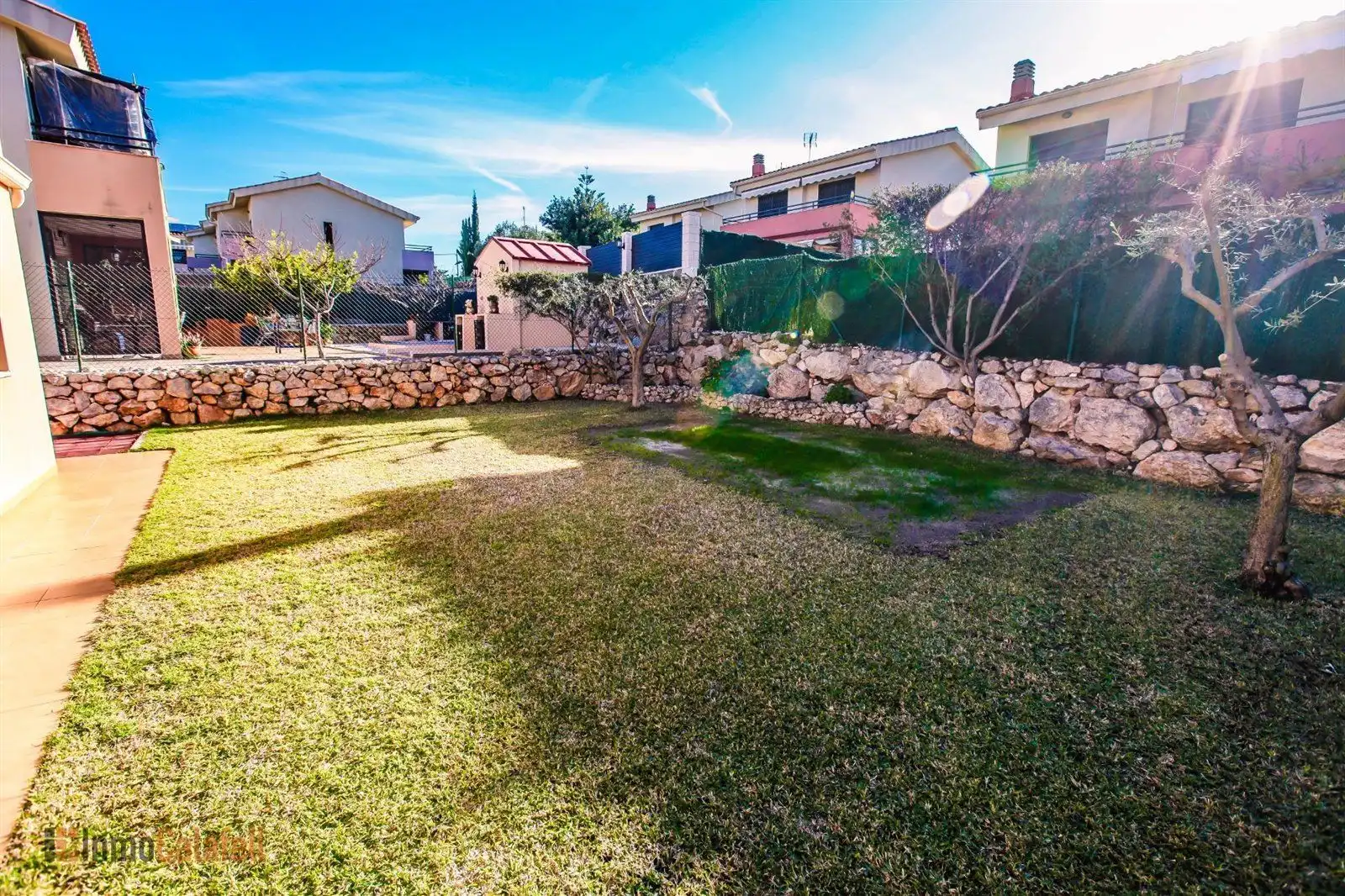 Garten von Haus oder Chalet zur Miete in Calafell mit Klimaanlage, Heizung und Terrasse