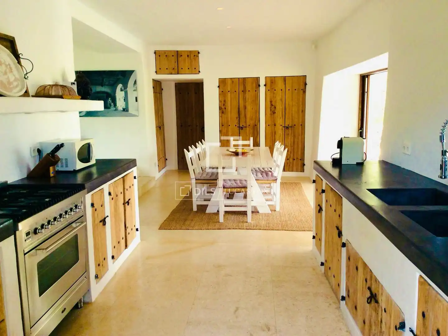 Kitchen of Country homes for sale in Santa Eulària des Riu  with Air Conditioner, Heating and Private garden