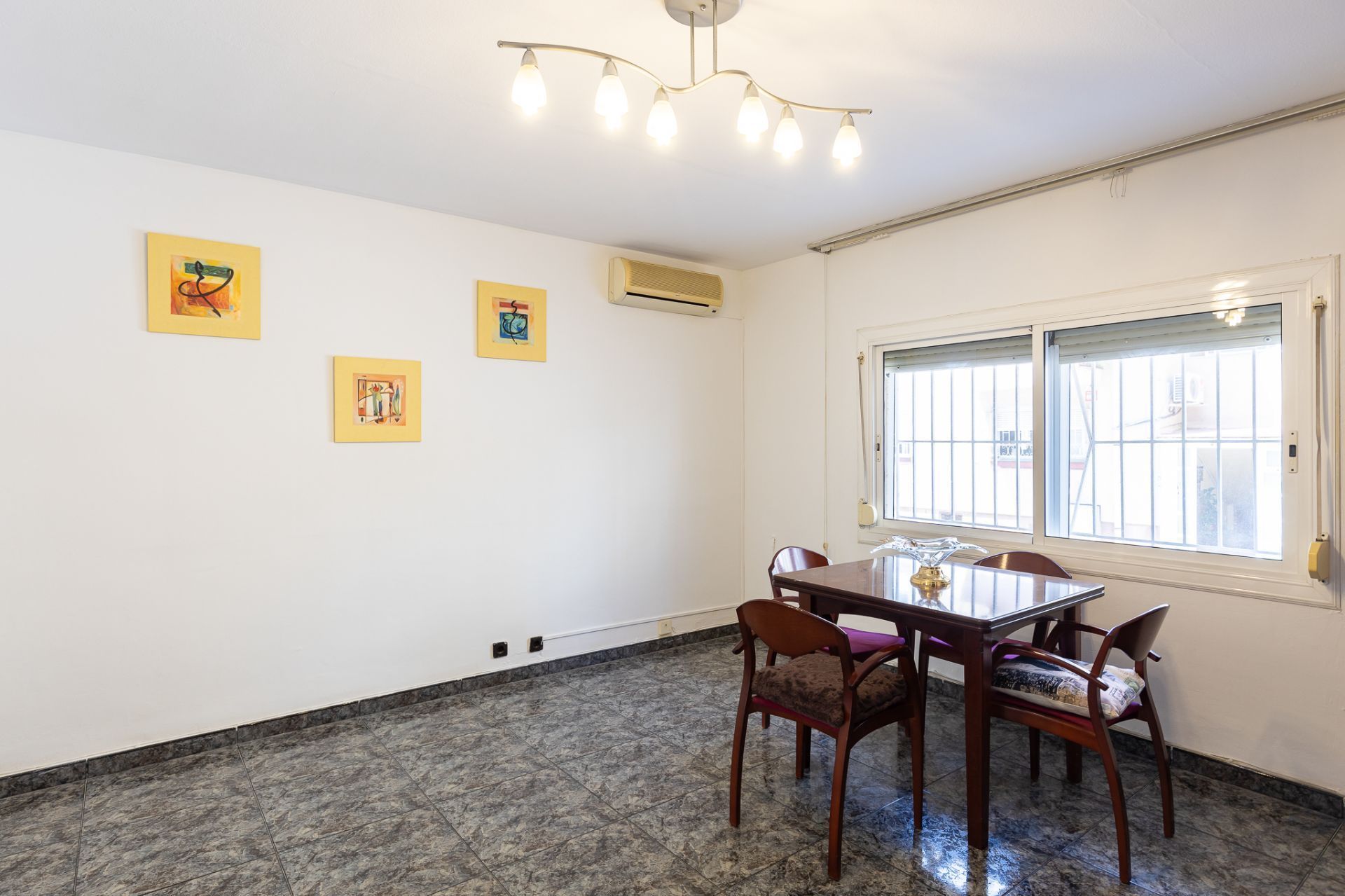 Dining room of Flat for sale in Badalona  with Air Conditioner and Terrace