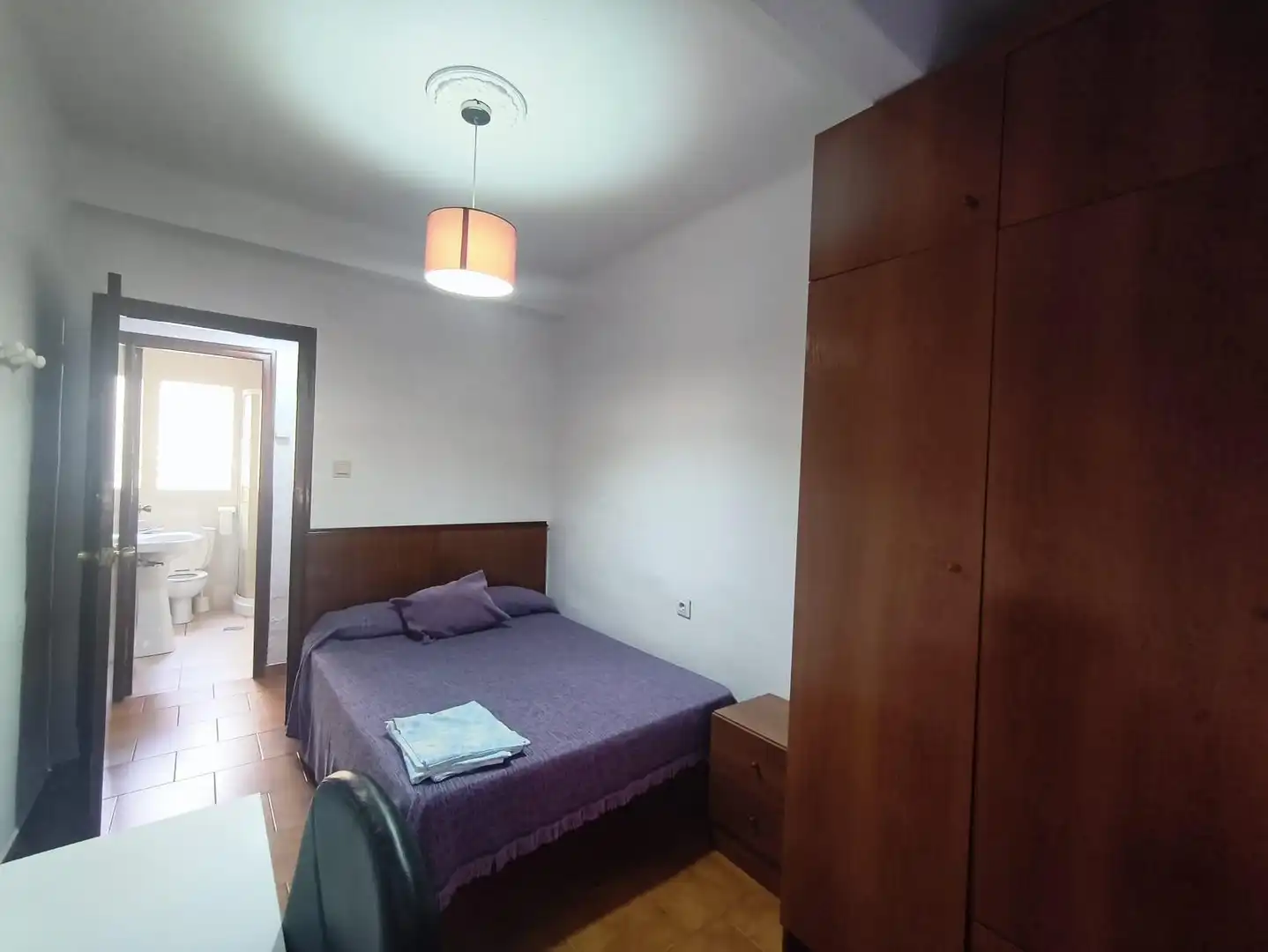 Schlafzimmer von Wohnung zur Miete in Almería mit Klimaanlage, Terrasse und Abstellraum