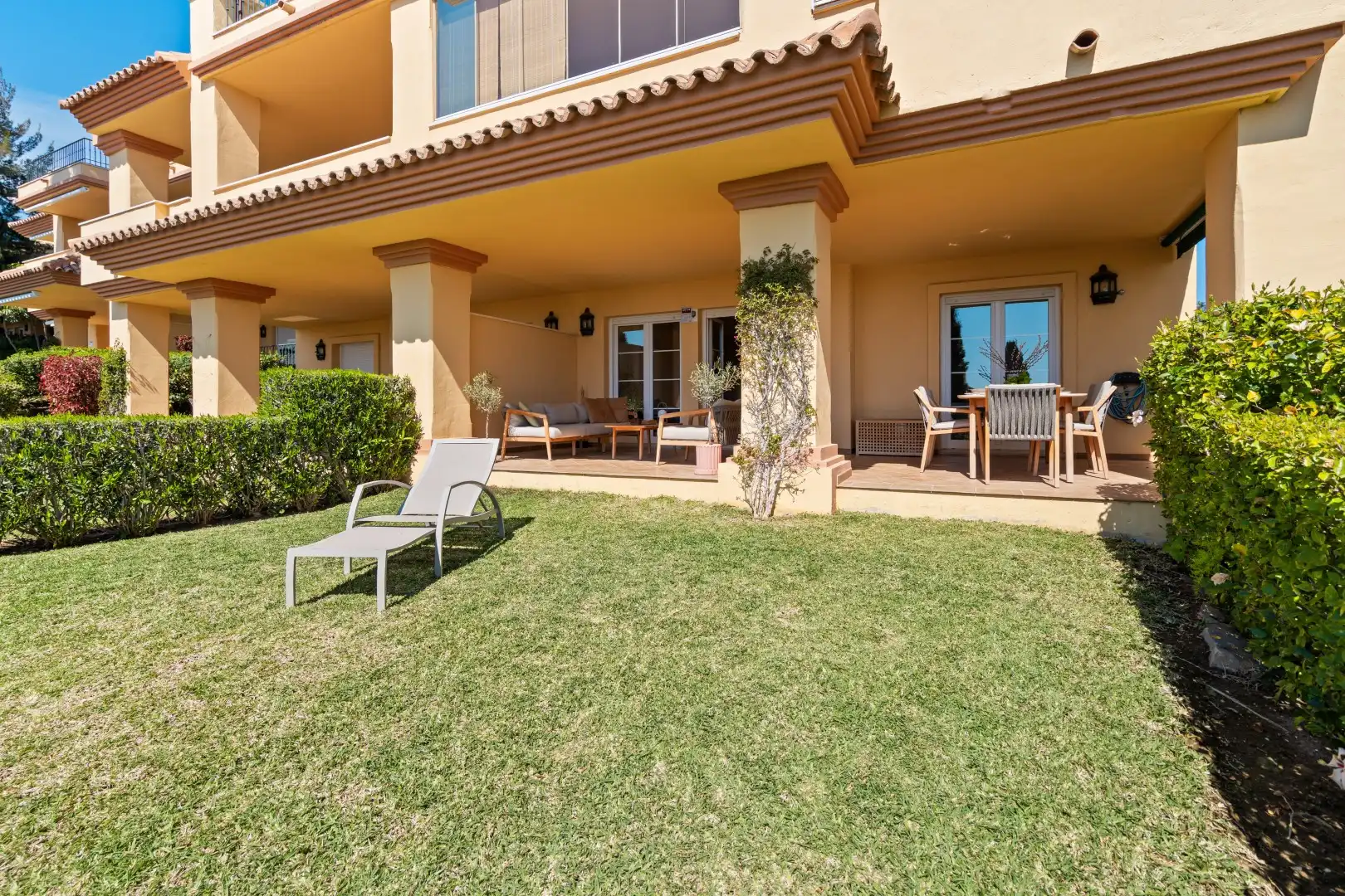 Terraza de Planta baja en venta en Marbella con Aire acondicionado, Jardín privado y Terraza