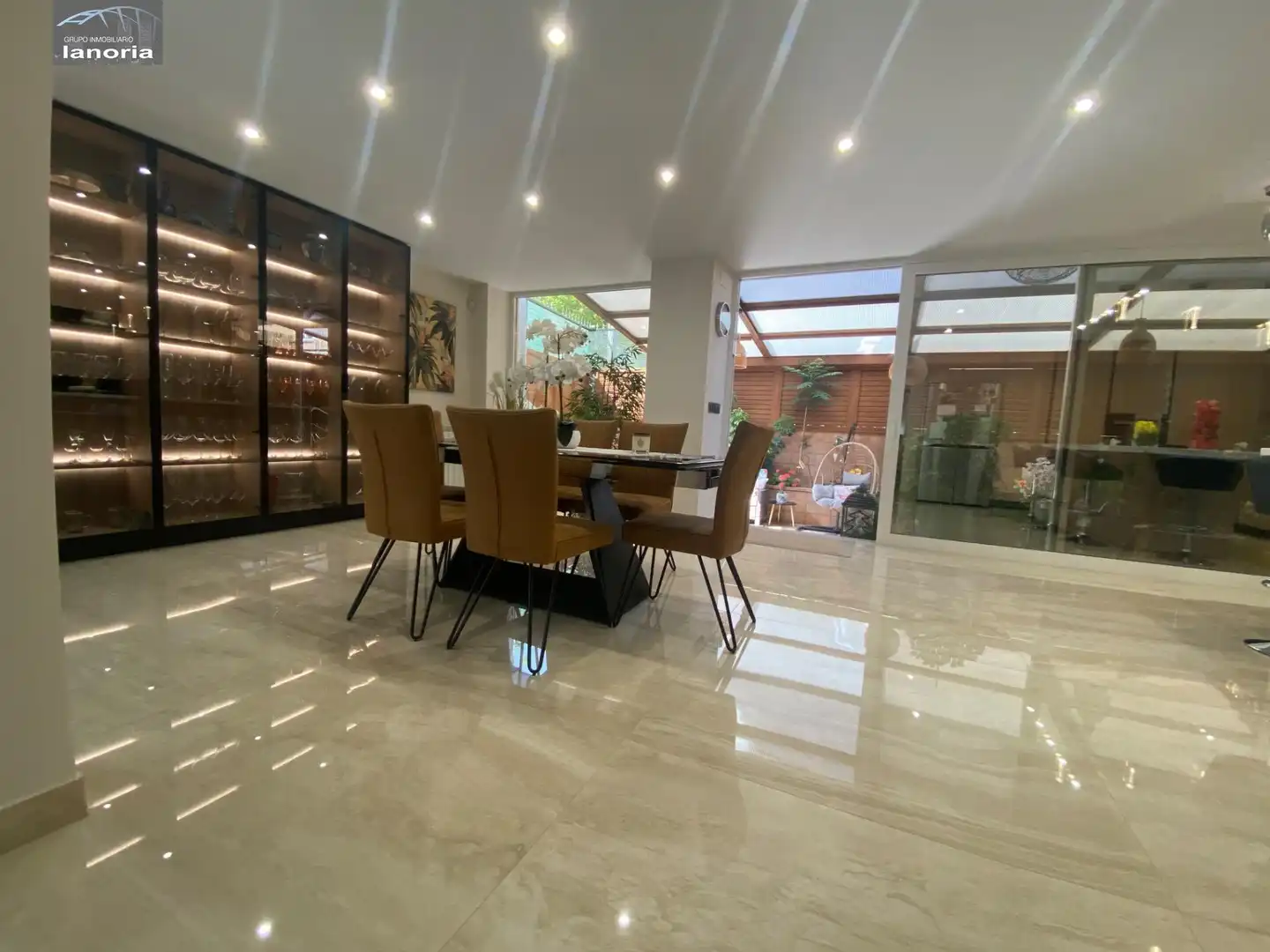 Dining room of Detached homes for sale in Albacete  with Air Conditioner, Heating and Parquet flooring