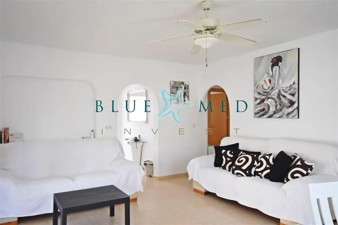 Sala de estar de Casa o chalet en venta en Mazarrón con Aire acondicionado, Calefacción y Terraza