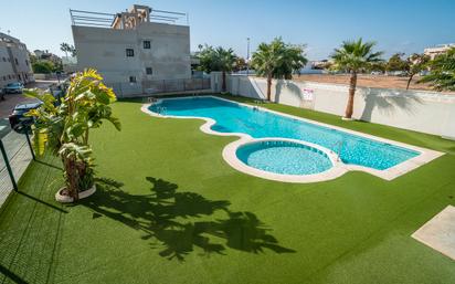 Swimming pool of Planta baja for sale in Pilar de la Horadada  with Air Conditioner, Terrace and Swimming Pool