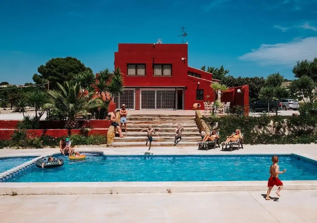 Schwimmbecken von Country house zum Verkauf in Orihuela mit Privatgarten, Terrasse und Möbliert